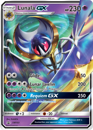 Lunala-GX SM103/156 Sun & Moon SM Black Star Promos
