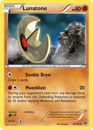Lunatone 63/146 XY XY