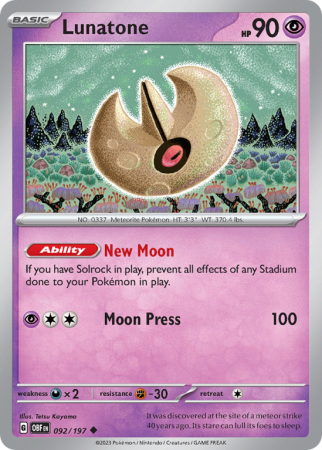 Lunatone 92/197