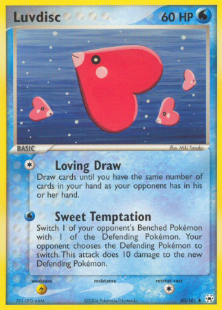 Luvdisc 40/101 EX Hidden Legends