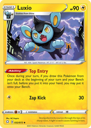 Luxio 32/72 Sword & Shield Shining Fates