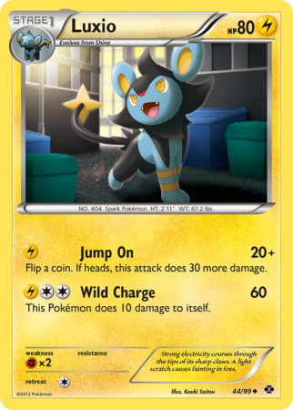 Luxio 44/99 Black & White Next Destinies