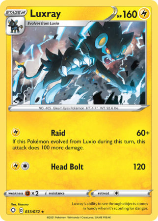 Luxray 33/72 Sword & Shield Shining Fates