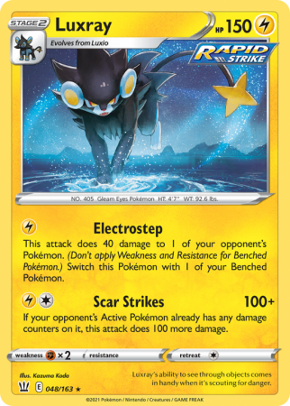Luxray 48/163 Sword & Shield Battle Styles