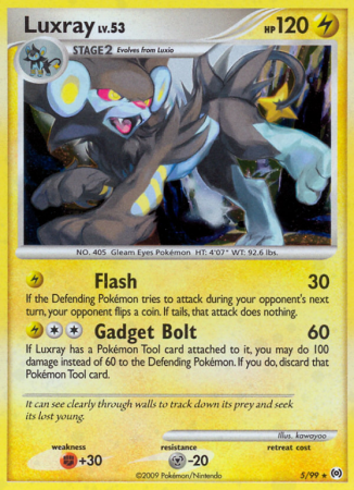 Luxray 5/99 Platinum Arceus