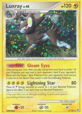 Luxray 7/130 Diamond & Pearl Diamond & Pearl