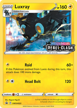 Luxray SWSH023/103 Sword & Shield SWSH Black Star Promos