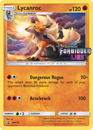 Lycanroc SM118/156 Sun & Moon SM Black Star Promos