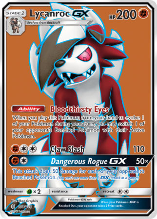 Lycanroc-GX 138/145 Sun & Moon Guardians Rising