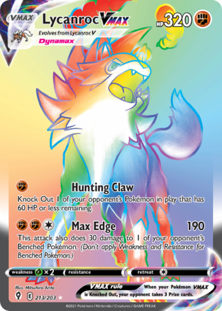 Lycanroc VMAX 213/203