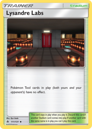 Lysandre Labs 111/131 Sun & Moon Forbidden Light