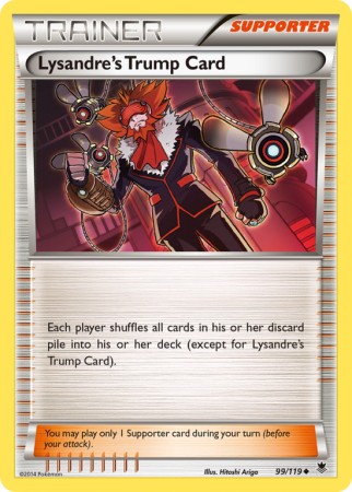 Lysandre's Trump Card 99/119 XY Phantom Forces