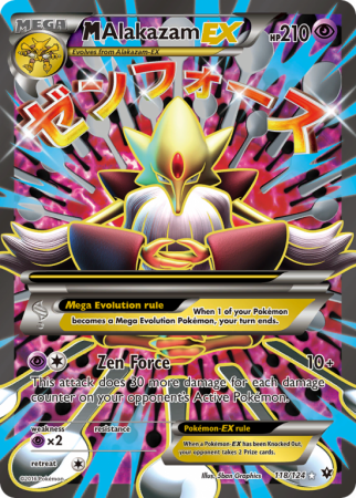 M Alakazam-EX 118/124 XY Fates Collide