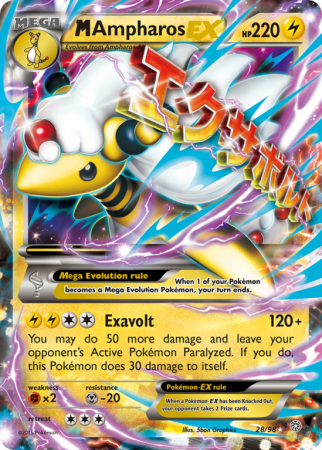 M Ampharos-EX 28/98