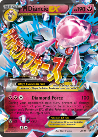 M Diancie-EX XY44/183 XY XY Black Star Promos