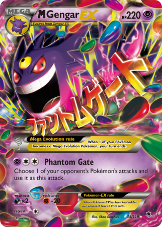M Gengar-EX 35/119 XY Phantom Forces