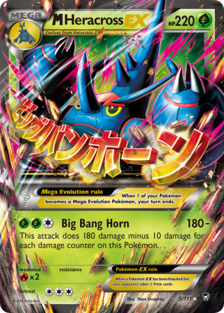 M Heracross-EX 5/111 XY Furious Fists