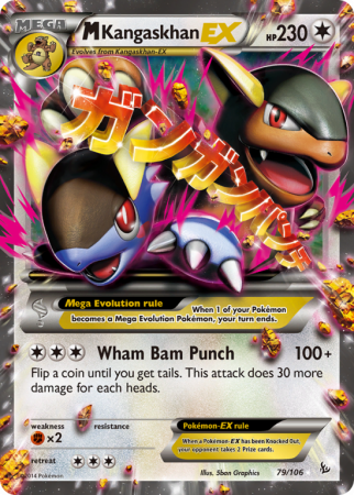 M Kangaskhan-EX 79/106 XY Flashfire