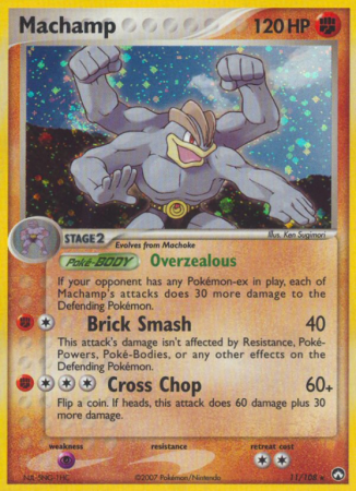 Machamp 11/108 EX Power Keepers