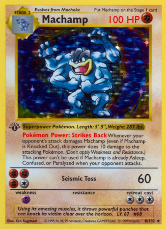 Machamp 8/102 Base Base Set