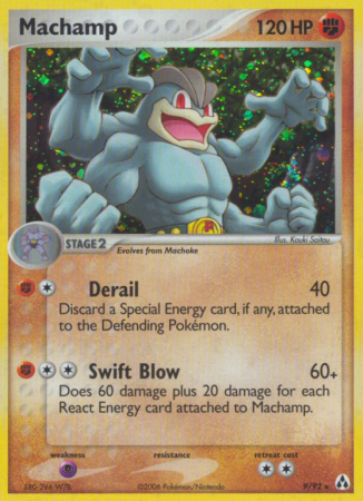 Machamp 9/92 EX Legend Maker
