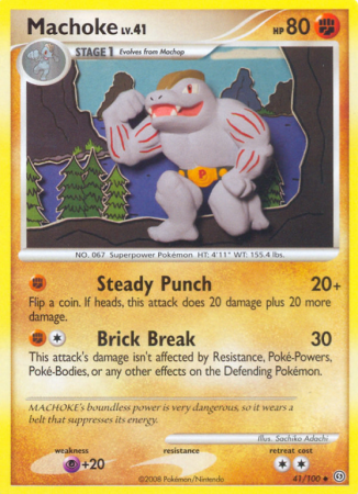 Machoke 41/100 Diamond & Pearl Stormfront