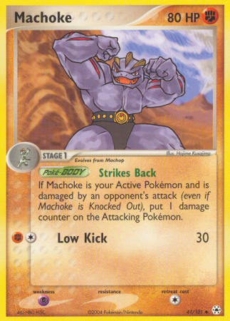 Machoke 41/101 EX Hidden Legends
