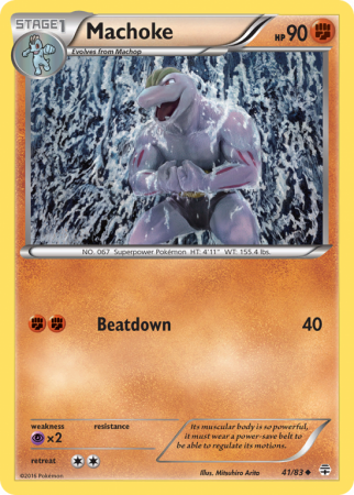 Machoke 41/115 XY Generations