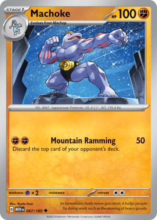 Machoke 67/165 Scarlet & Violet 151