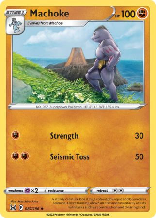 Machoke 87/196 Sword & Shield Lost Origin