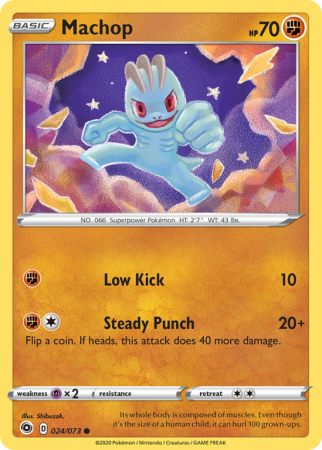 Machop 24/73 Sword & Shield Champion's Path