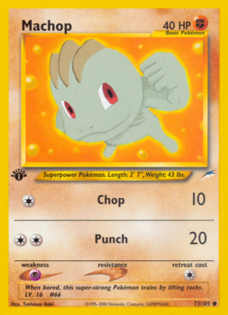 Machop 73/113 Neo Neo Destiny