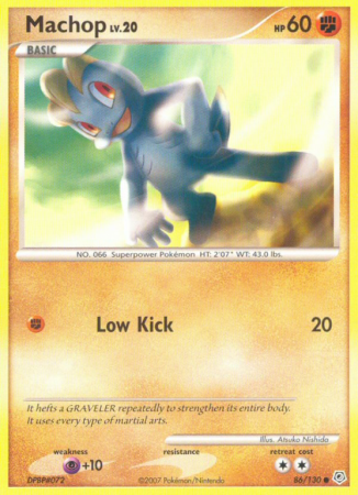 Machop 86/130 Diamond & Pearl Diamond & Pearl