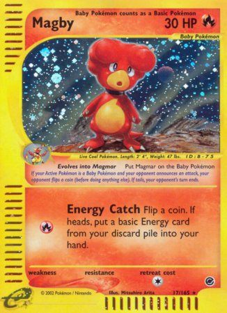 Magby 17/165 E-Card Expedition Base Set