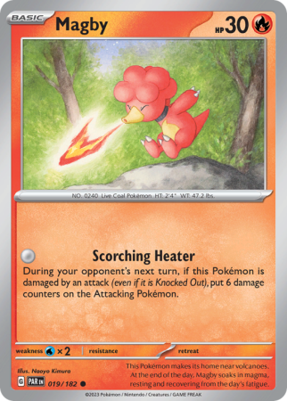 Magby 19/182 Scarlet & Violet Paradox Rift