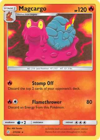 Magcargo 27/236 Sun & Moon Cosmic Eclipse