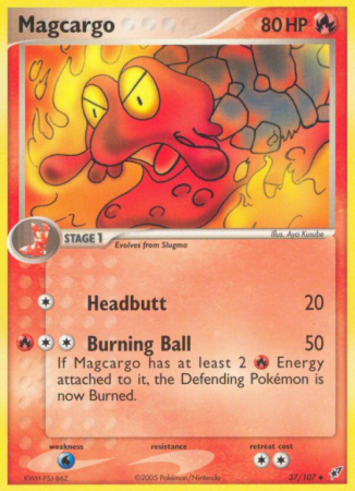 Magcargo 37/107 EX Deoxys