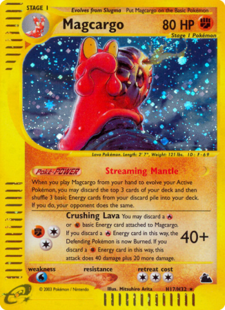 Magcargo H17/182 E-Card Skyridge