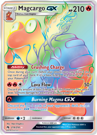 Magcargo-GX 218/214 Sun & Moon Lost Thunder