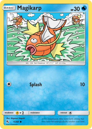 Magikarp 15/68 Sun & Moon Hidden Fates