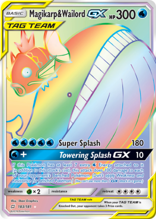 Magikarp & Wailord-GX 183/181