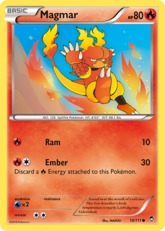 Magmar 10/111 XY Furious Fists