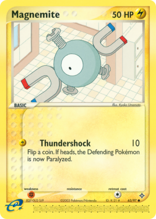 Magnemite 63/97 EX Dragon
