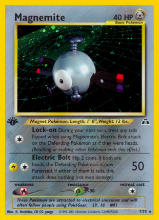 Magnemite 7/75 Neo Neo Discovery