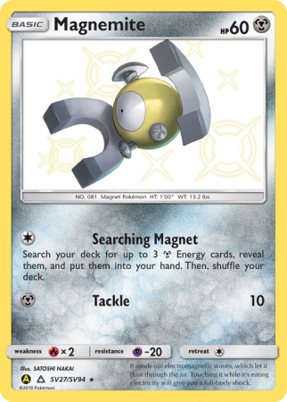 Magnemite SV27/94 Sun & Moon Shiny Vault