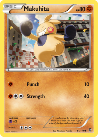 Makuhita 51/111 XY Furious Fists