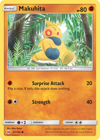 Makuhita 67/149 Sun & Moon Sun & Moon