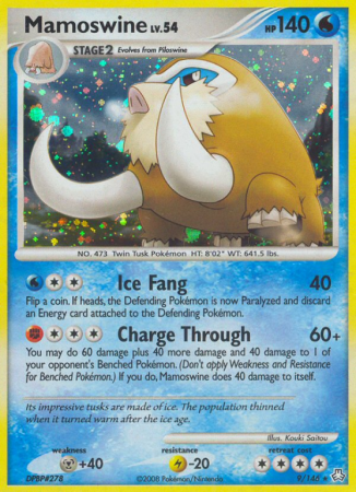 Mamoswine 9/146 Diamond & Pearl Legends Awakened