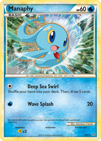 Manaphy 3/95 HeartGold & SoulSilver HS—Unleashed