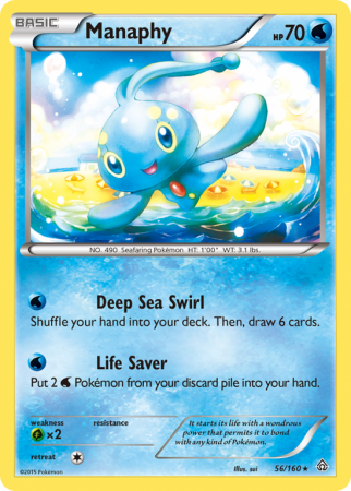 Manaphy 56/160 XY Primal Clash